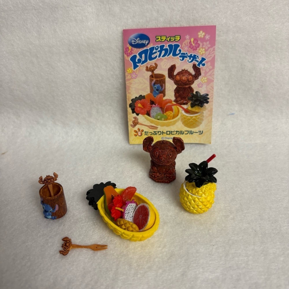 Stitch Rement Tropical Desserts Set #2 Disney Japan Miniatures